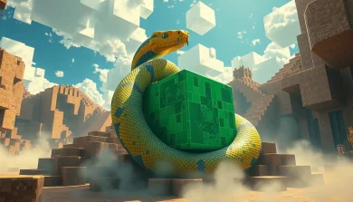 پایتون + ماینکرفت = یادگیری برنامه‌ نویسی با بازی